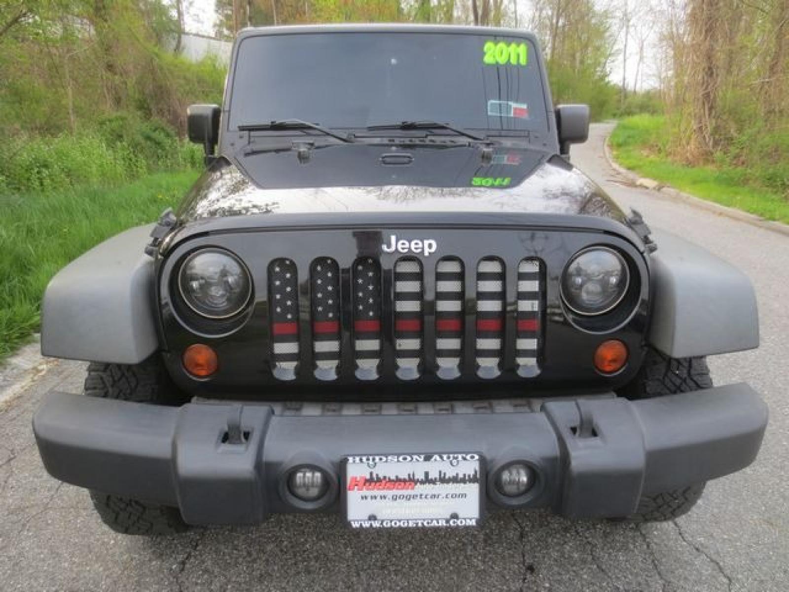 2011 Black /Black Jeep Wrangler Sport (1J4BA3H15BL) with an 3.8L V6 OHV 12V engine, Automatic transmission, located at 270 US Route 6, Mahopac, NY, 10541, (845) 621-0895, 41.349022, -73.755280 - Photo #2